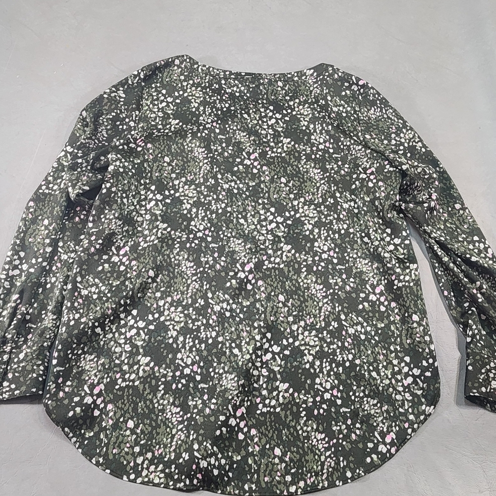 Banana Republic Black Floral Women's Blouse